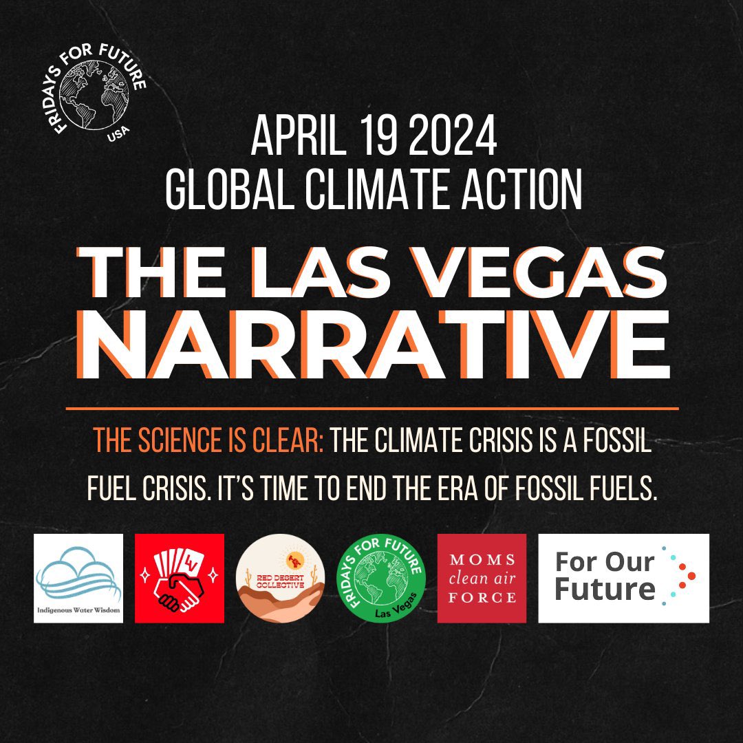 East Las Vegas deserves better. Read our narrative and why it’s so important that you join us on April 19 to call for #ClimateActionNow. 
#FridaysForFuture #ClimateJustice #PeopleNotProfit #ClimateStrike
