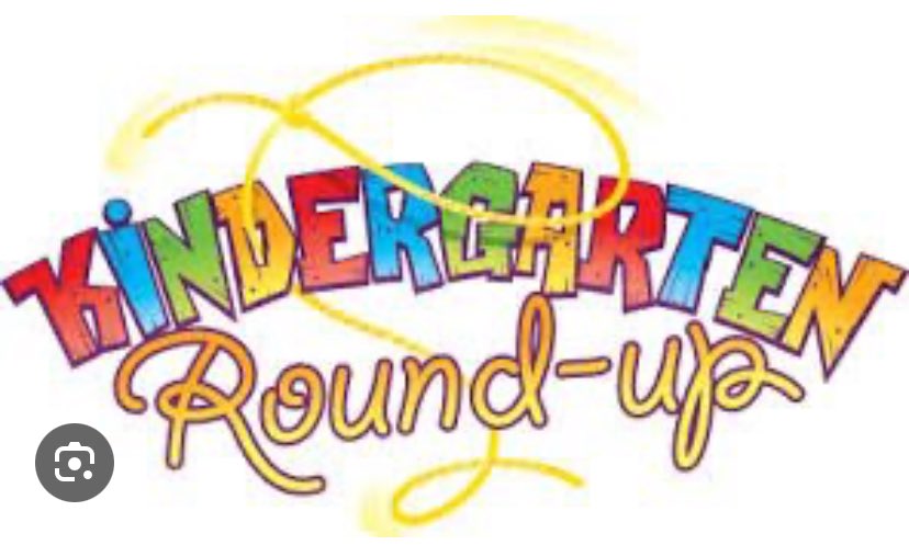 Kindergarten round up tonight, 5:30 to 6:30 PM at Winnwood.