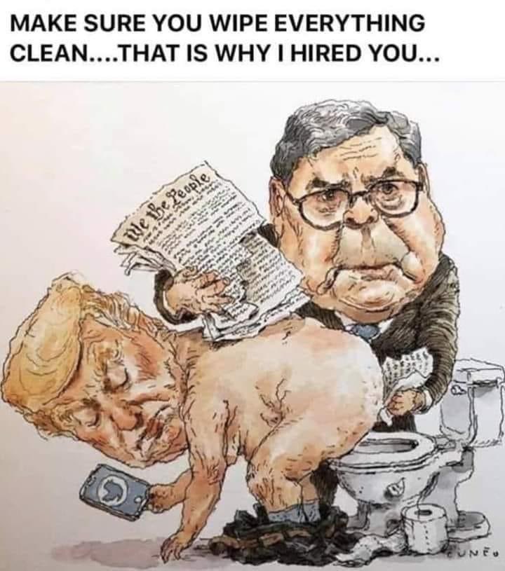 Bill Barr doing his duty for his idol