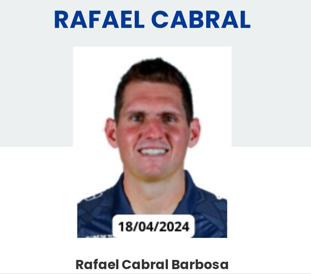 Rafael Cabral está no site oficial da CBF com a Camisa do Grêmio. Anúncio pode acontecer a qualquer momento. Via: @MelloTalis