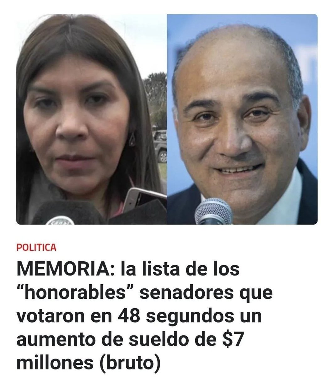 Esta es la Casta a la que se refiere Milei ,tipos que estan hace años ocupando diferentes cargos ,¿ Dios que hicimos para merecer ejemplares como estos ?🤷