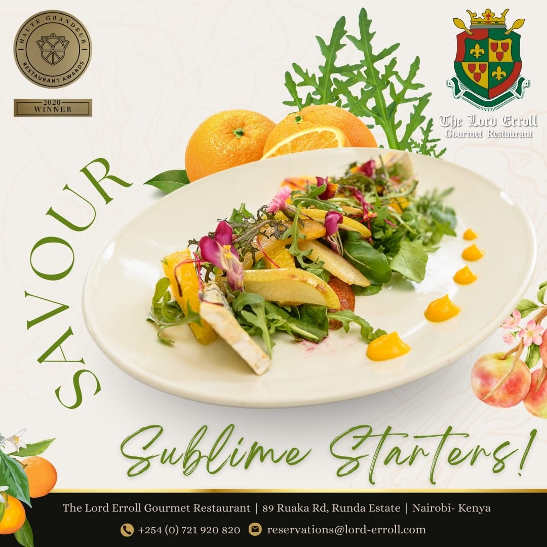 LordErroll's tweet photo. 🌟👨‍🍳🍽️🍊🍐🥗 Begin Your Meals With Our Fresh Signature Salads Only At #TheLordErroll 🥗🍐🍊🍽️🤵‍♀️🌟

☎️ Reservations &amp; Enquiries: 0721 920 820

🤳 Book Online: https://t.co/9oh4RccR91

📍Our Location: https://t.co/QUW8AU7wgt

📲 https://t.co/oAPdBPMEjB https://t.co/71QNQrJAjb
