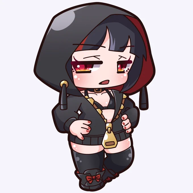 #大人のイラスト部うちの子着崩しバージョン 