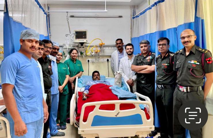 #CommandHospital, #Pune successfully performed a reattachment microsurgery of the severely crushed & amputated thumb of a 29 yr old serving soldier from Devlali Cantonment.
#progressingJK#NashaMuktJK #VeeronKiBhoomi #BadltaJK #Agnipath #Agniveer #Agnipathscheme #earthquake