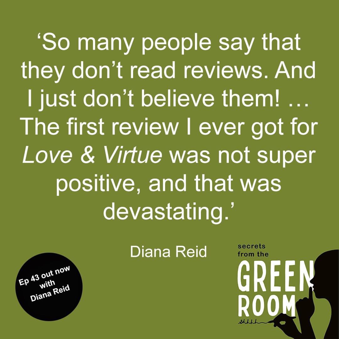 Do you read reviews? Be honest! (Diana Reid may not believe you if you say no!) Listen to our interview with her on Apple here (or wherever you get your pods): podcasts.apple.com/au/podcast/sec… #amwriting @dianareid_
