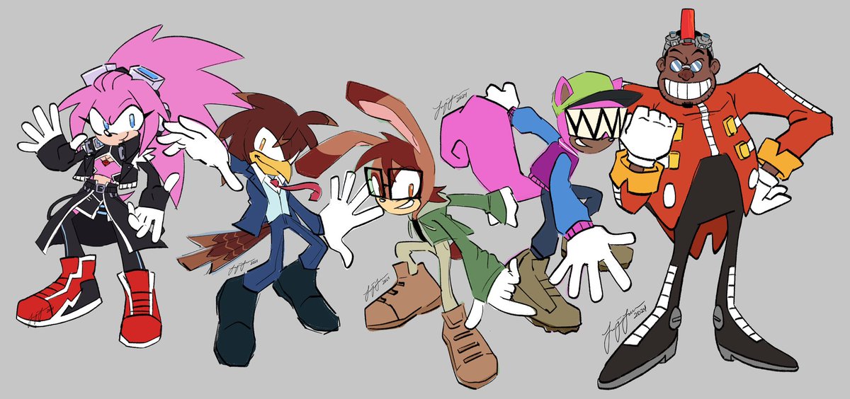 THE SONIC SHENANIGOONS ARE COMPLETE!!!!!!! #ArtTheMixup