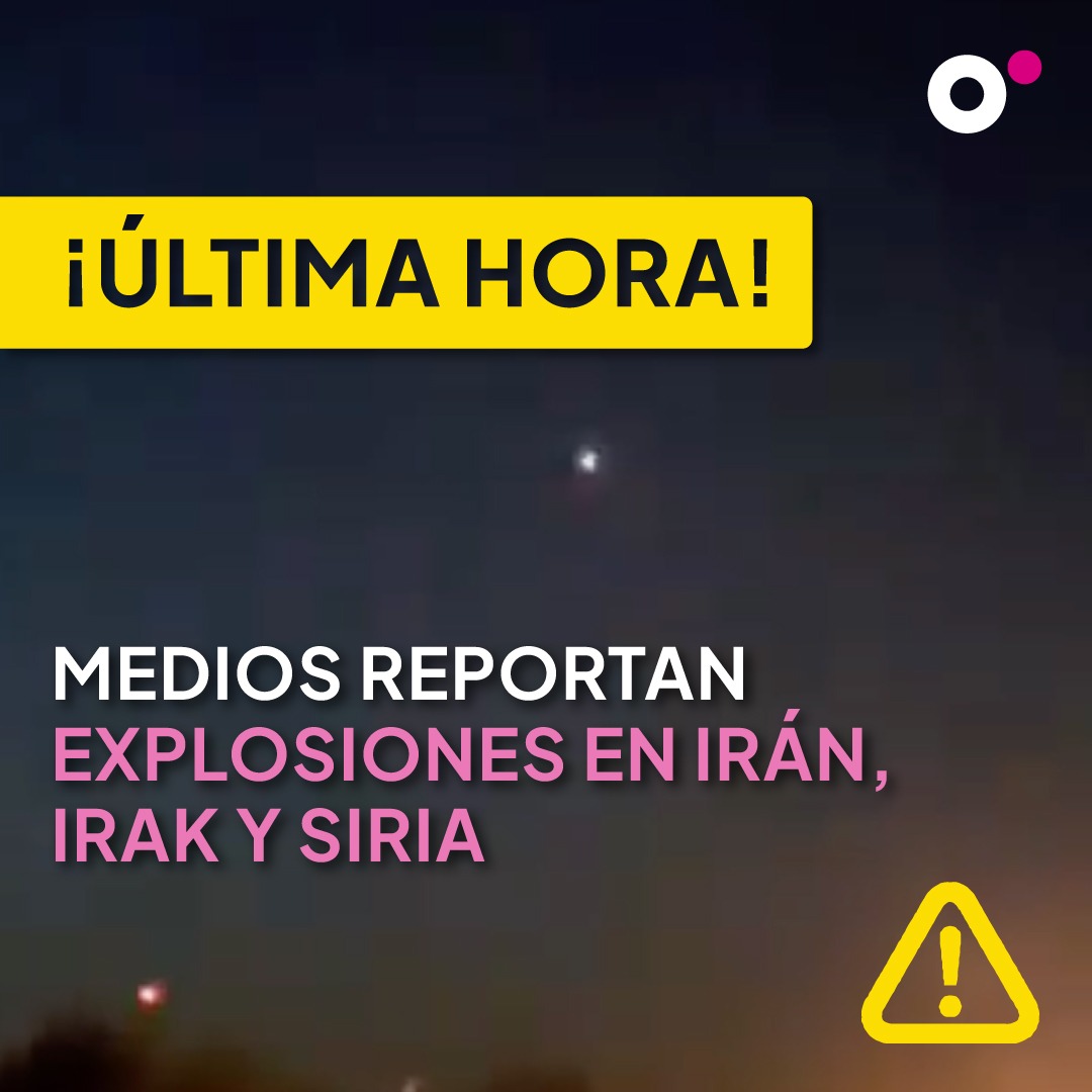 🚨 #ÚltimaHora | Explosiones simultáneas en #Irán, #Irak y #Siria desplegó el ejército de #Israel esta madrugada del viernes en #MedioOriente, según medios iraníes

#OnceNoticias 🔻