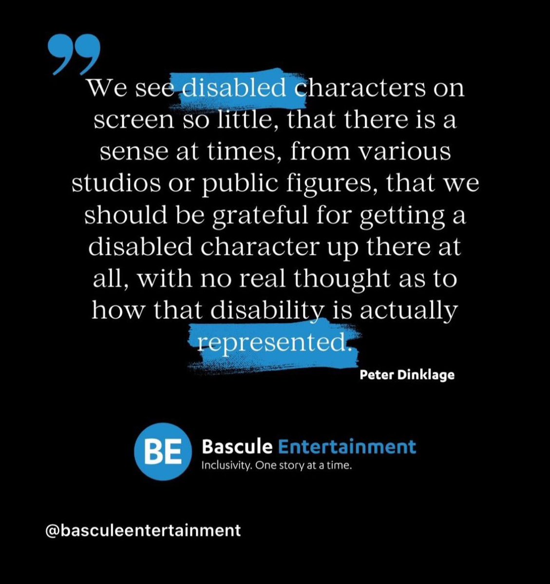 Wrote a short film that metaphorically addresses this “gratitude” problem, via the story of badass federal agents doing badass things. Check out CALL THE A.D.A. on YouTube and turn your captions on when you do @DisabilityChall