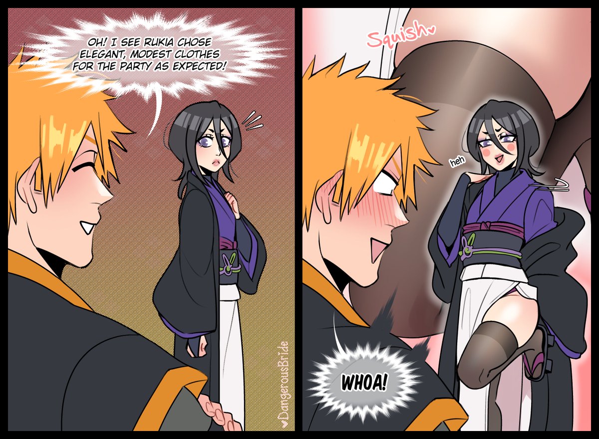 dangerousbride's tweet photo. Surprise 👘😏 #BLEACH https://t.co/Iuxu9VrkWs