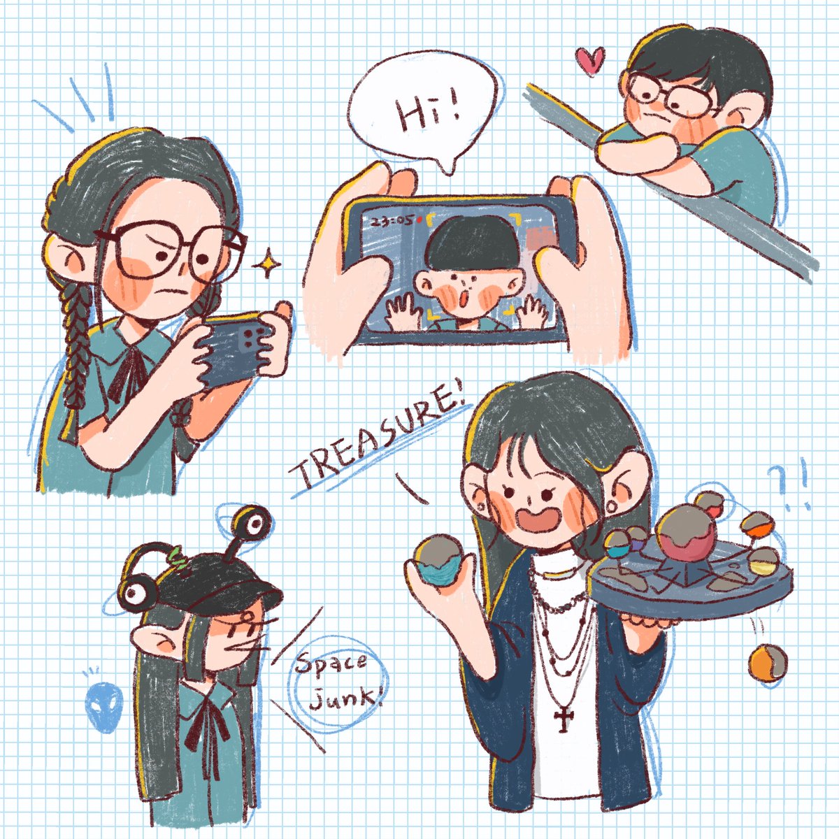 Chi_Chi0321's tweet photo. So glad I just finished these all in time!!!!
I can’t wait to watch EP7 nowwwww
🌏☀️🌕👽

#23point5 https://t.co/0LN1J5LCpA