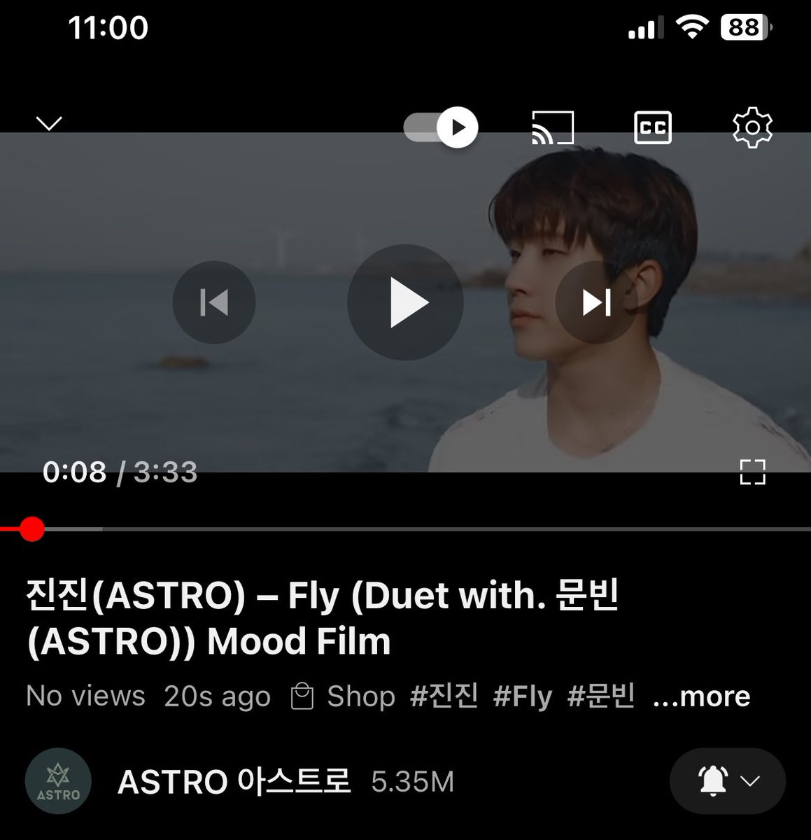 I came back to this acc to say, this song gave me some comfort—I still cried a lot watching it 💜