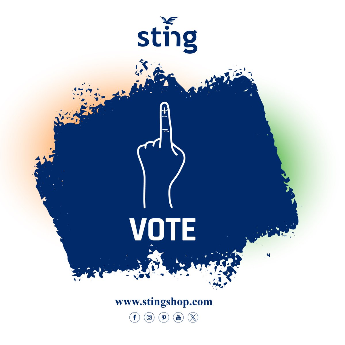 StingClothing's tweet photo. Your voice matters. Exercise your right to vote and be heard #ElectionDay #Election2024 #GoVote 
.
Shop Online at📷https://t.co/0Nm74jSkmF https://t.co/34176DeWAW