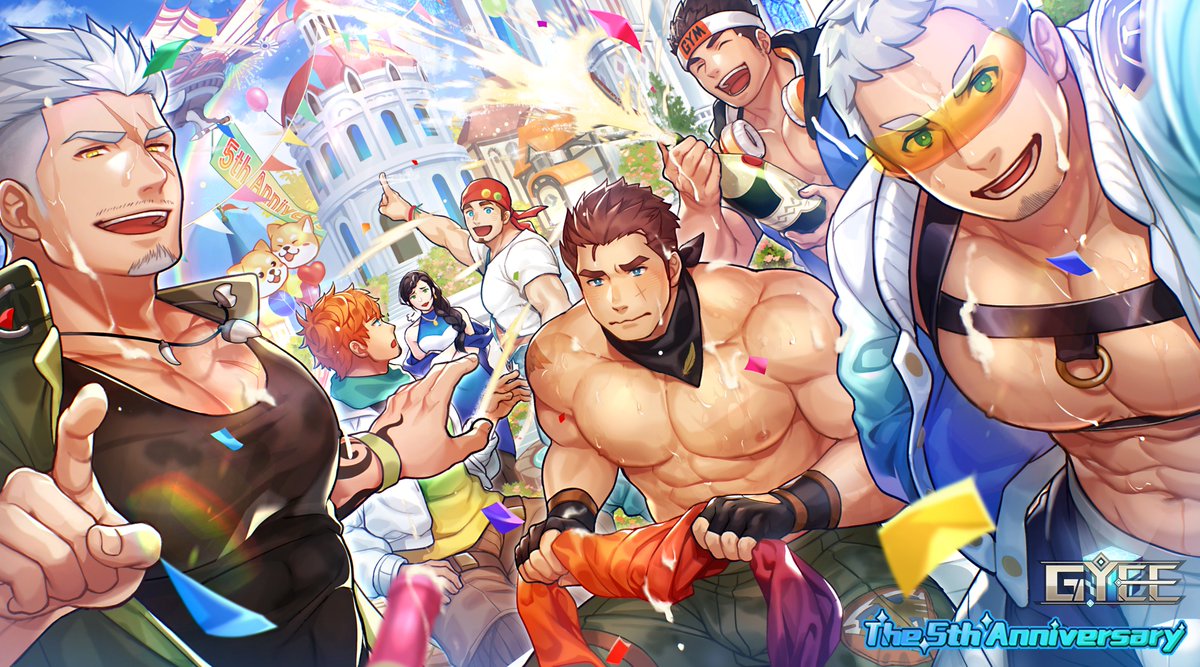 GYEE (@thegyee_com) on Twitter photo Celebrate the 5th anniversary of CN server!
Thank you all for joining us all these years!
Applause to <a href="/gozu_farm/">かうべる牛頭夫@多忙</a> for this amazing illustration!GYEEの五年間、ご支援とご協力をたくさんいただき、また今回も相変わらず素敵な作品を作成してくださり、誠にありがどうございます! Celebrate the 5th anniversary of CN server!
Thank you all for joining us all these years!
Applause to <a href="/gozu_farm/">かうべる牛頭夫@多忙</a> for this amazing illustration!GYEEの五年間、ご支援とご協力をたくさんいただき、また今回も相変わらず素敵な作品を作成してくださり、誠にありがどうございます!