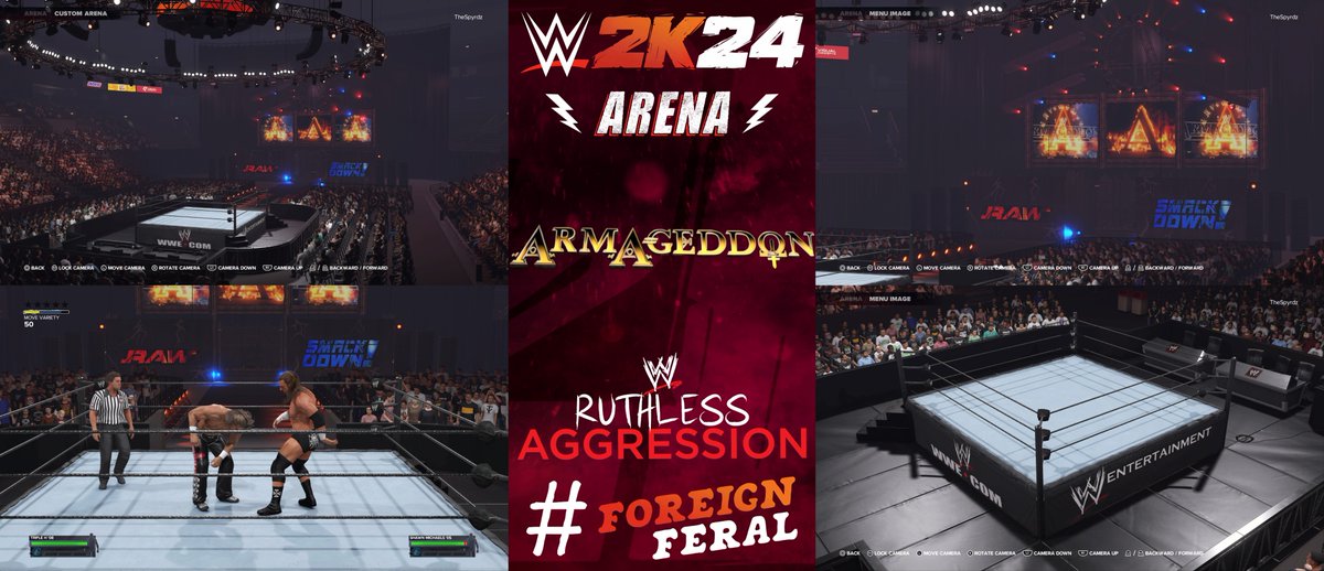 #WWE2K24 NEW UPLOAD 
- Armageddon 2002 
#ForeignFeral #FERAL24ruthless #WWEArmageddon