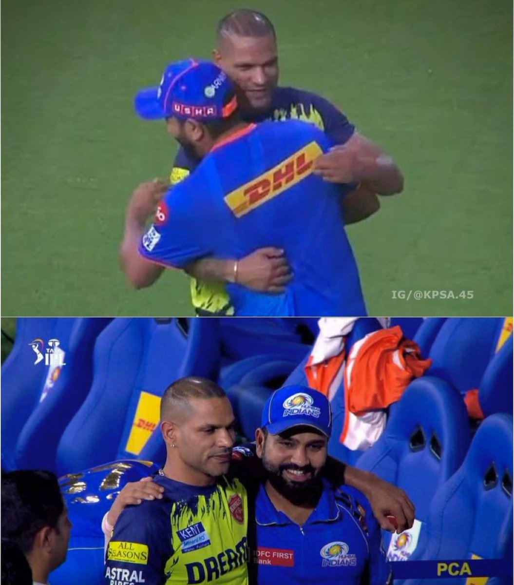 This duo ..this pair serve Indian opening over a decade...
#brocode 
#bond
#Rohitsharma
#Shikhardhawan