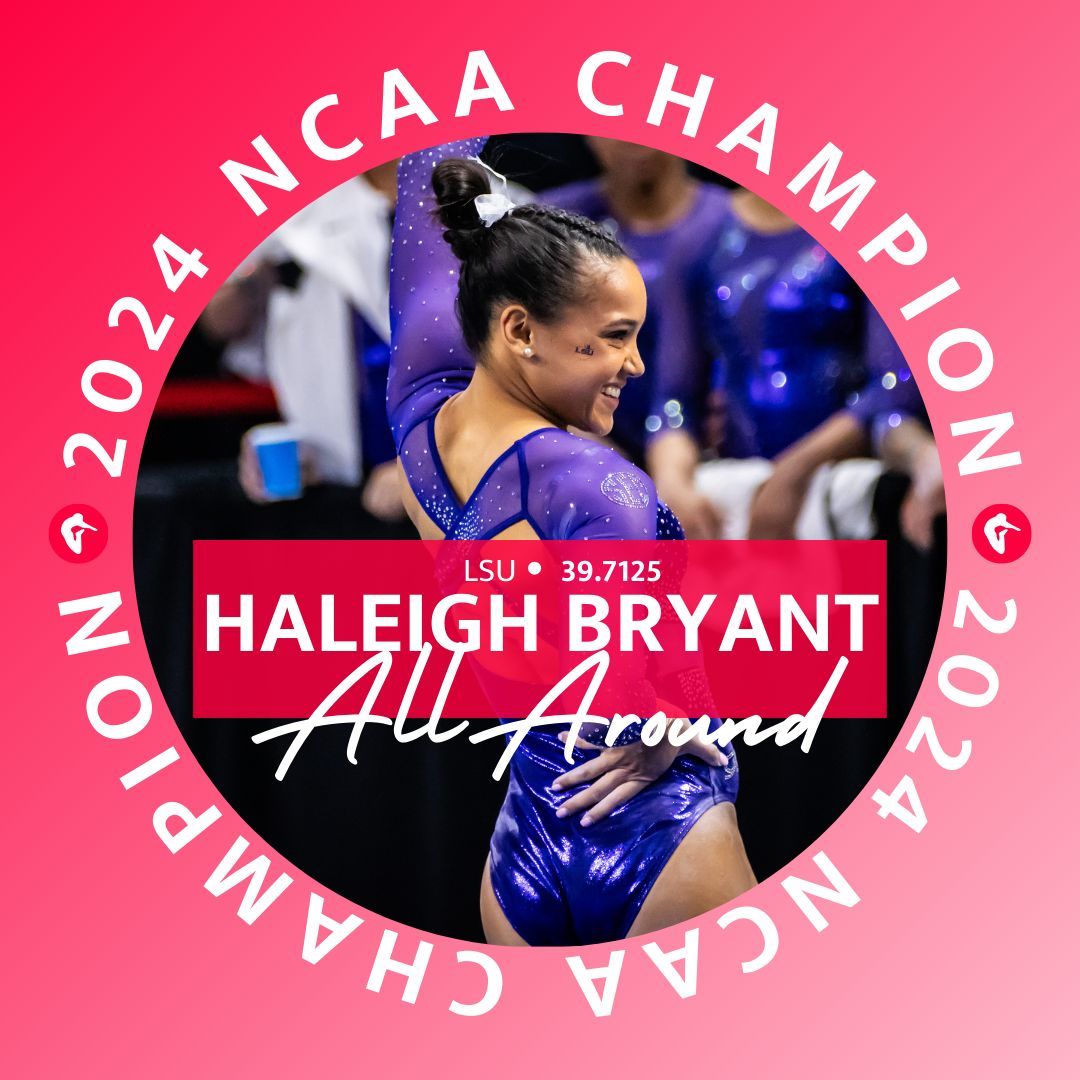 The 2024 NCAA All Around Champion! #NCAAgym Full list of All-Americans 🤸‍♀️➡️ buff.ly/3JJNSQd
