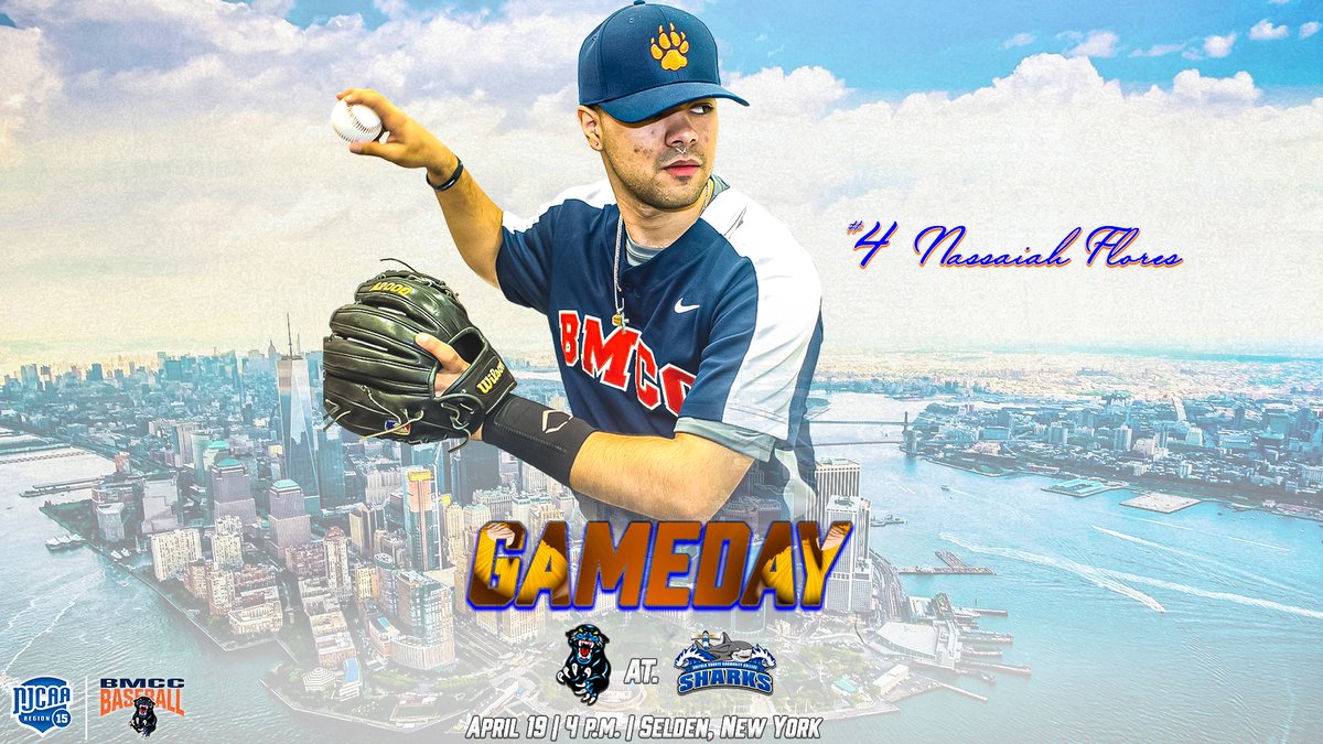 ⚾️ 𝐆𝐀𝐌𝐄𝐃𝐀𝐘 ⚾️

@BMCCBASEBALLNYC goes on the road to battle @NJCAABaseball No. 1⃣4⃣ nationally ranked @scccathletics in @NJCAARegionXV play this afternoon at 4⃣:0⃣0⃣ p.m.❗️

Check back with BMCCAthletics.com for the results after.

@bmcc_cuny | @CUNYAC