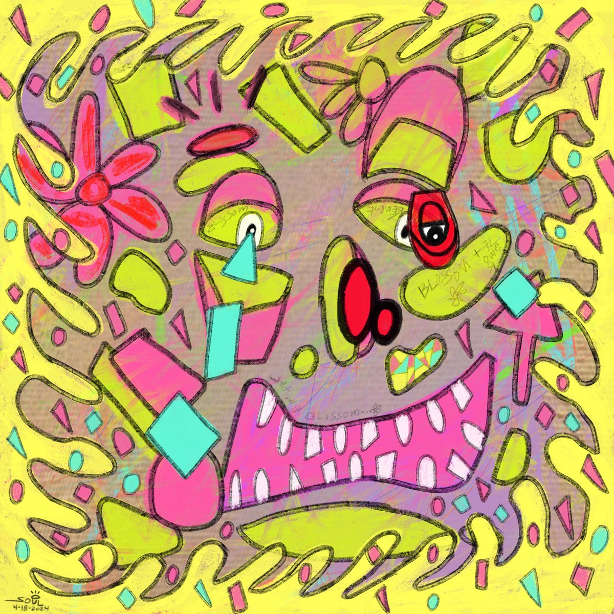 I love my SOULHOUETTES 🎨 

🟡

#solana #nftart