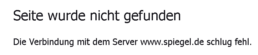 Ich weiß, wer gerade schlagartig wach wird: Die SysAdmins beim SPIEGEL.