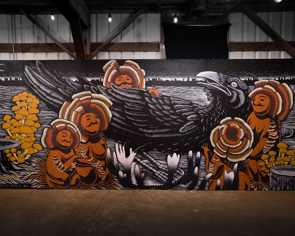 Mural from Rad Myco 5 in 2018.