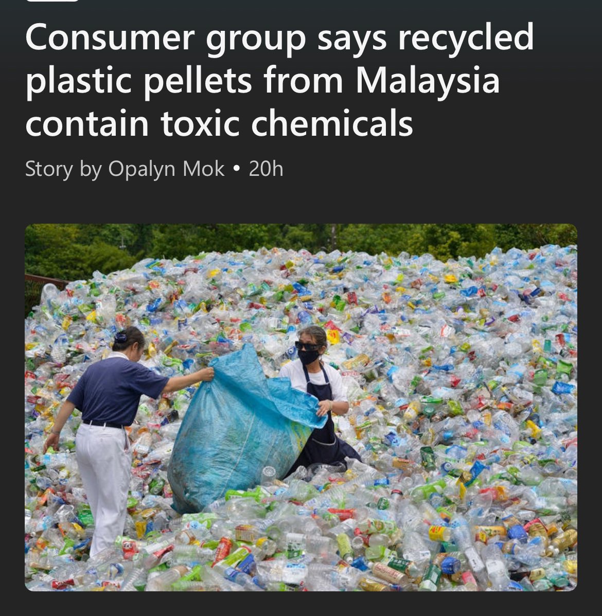 ToxicsFree's tweet photo. Plastics Poison
Recycled Plastics Are Full of Toxics

“Chemicals found in recycled plastics may already be making us more susceptible to cancer, heart disease, reproductive disorders, diabetes, obesity, and other serious health conditions”

https://t.co/n57OyYjd0y #PlasticsTreaty https://t.co/xVdhcLPIrV