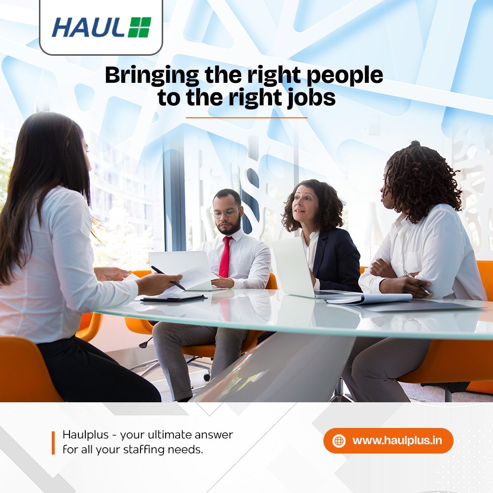 It's our specialty in hiring the right talent at the right place at the right time. Recruit the best manpower with HaulPlus.

Call us now at 7030954100 or visit haulplus.in

#staffingfirm #staffingservices #staffingindustry #staffingcompany #humanresource