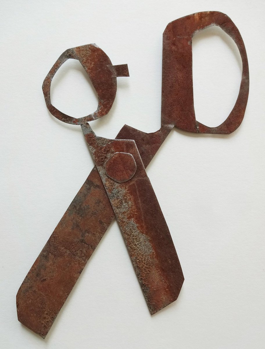 ginzashoutengai's tweet image. #rust #scissors #鋏