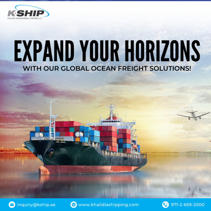 Sail into success with Khalidia Shipping's innovative ocean freight solutions, connecting businesses worldwide. ⛴️🌍
Visit us at : khalidiashipping.com today! 
.
.
#shippingsolutions #globalconnectivity #khalidiainnovation #oceanlogistics #khalidiasolutions #globaltrade