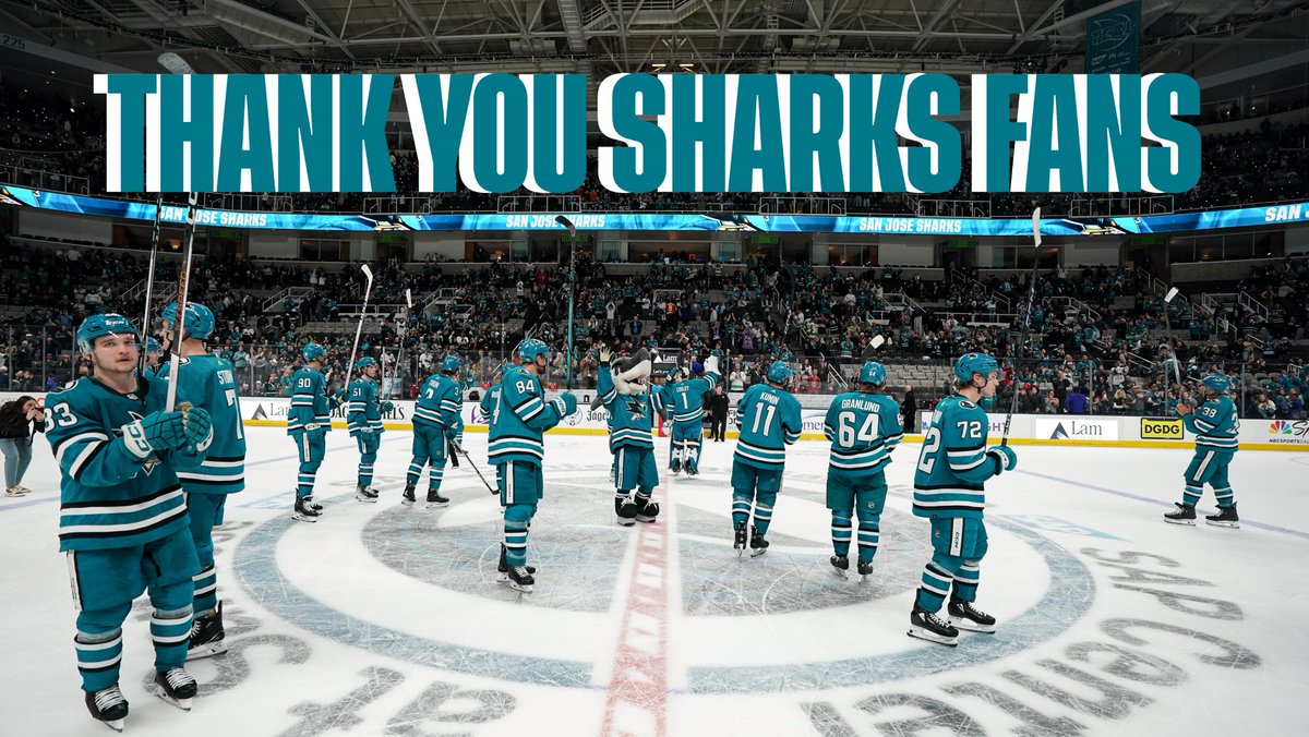 THANK YOU 💙 To the BEST fans in the NHL, your dedication and passion throughout this season means everything. We can’t wait to see you again soon!