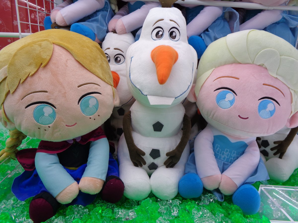 アナと雪の女王 うるりぃみぃ ラウンドワン ぬいぐるみ アナ エルサ オラフ アナ＆エルサ＆オラフのぬぐるみ！セガ／ラウンドワン限定『アナ