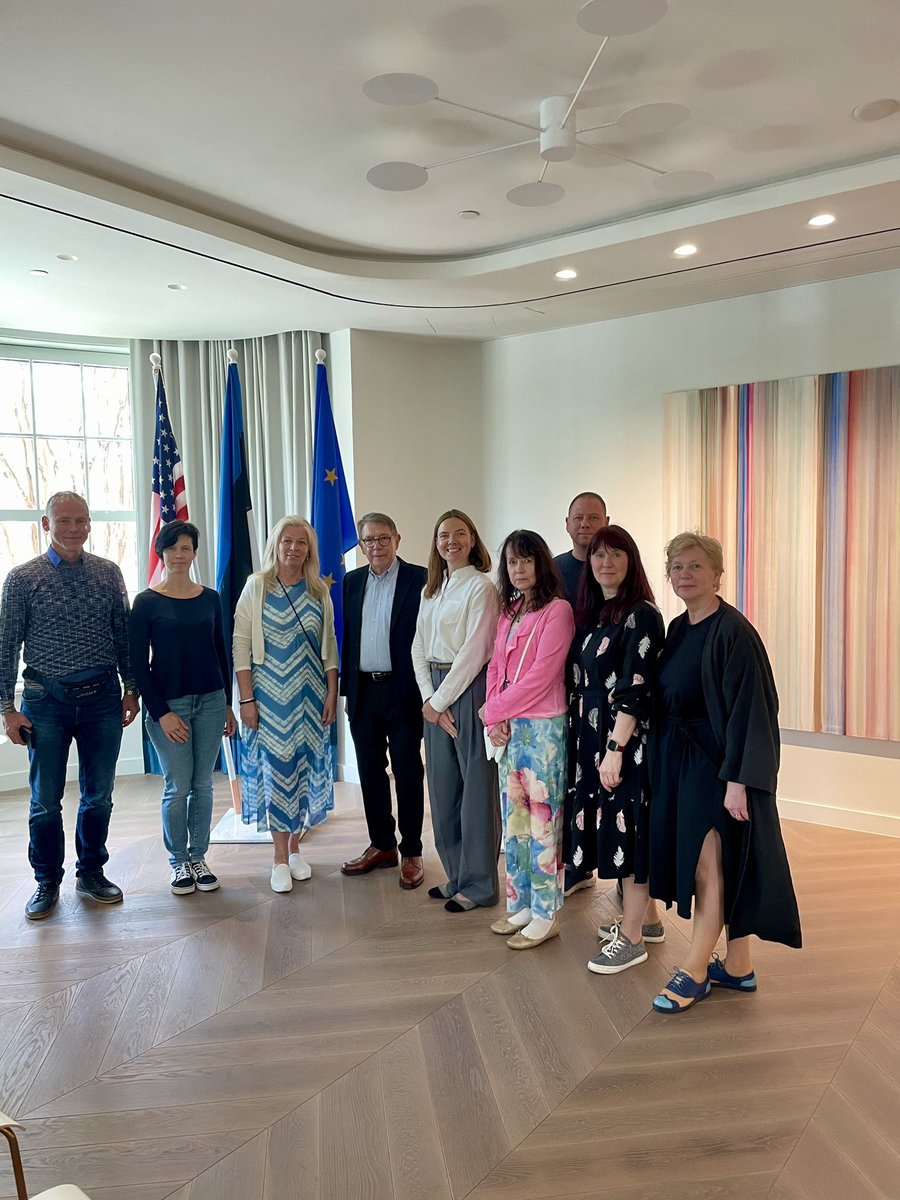 Estonia and Maryland are strenghtening their partnership on many fields, incl education & workforce development. Today, it was a great pleasure to discuss 🇪🇪🇺🇸 cooperation with vocational educators from Tallinn, hosted in the US by Bob Agee/Maryland Estonia Exchange Council.