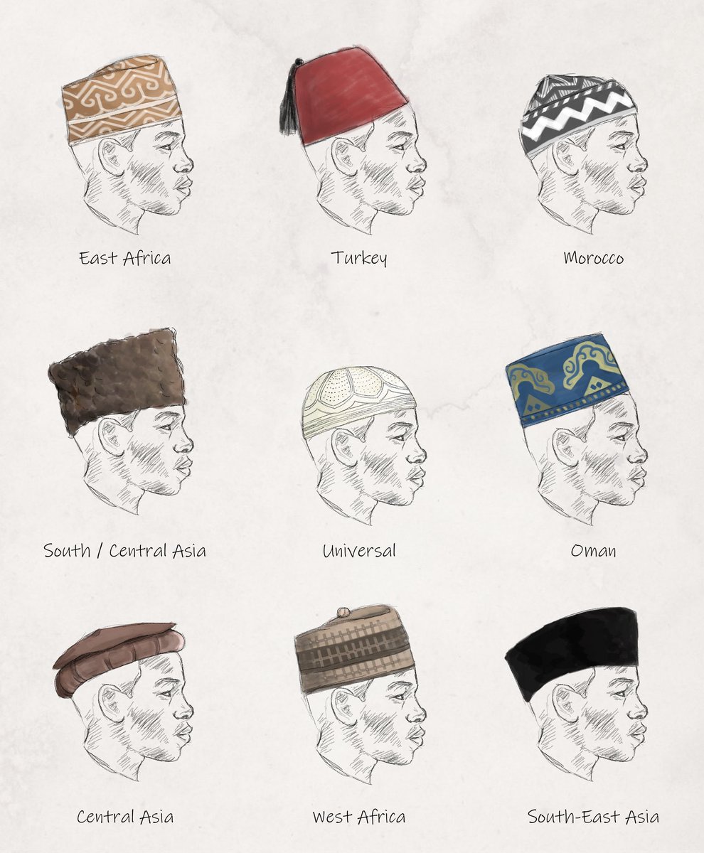 Lihat utas di TL. Jadi pengen bikin juga versi bahasa Indonesianya.

PENUTUP KEPALA MUSLIMIN DI DUNIA
#Bagongiyah
Mulai dari ghutra, kopiah, taqiyah, kufi... dll

Sumber: @BaytAlFann