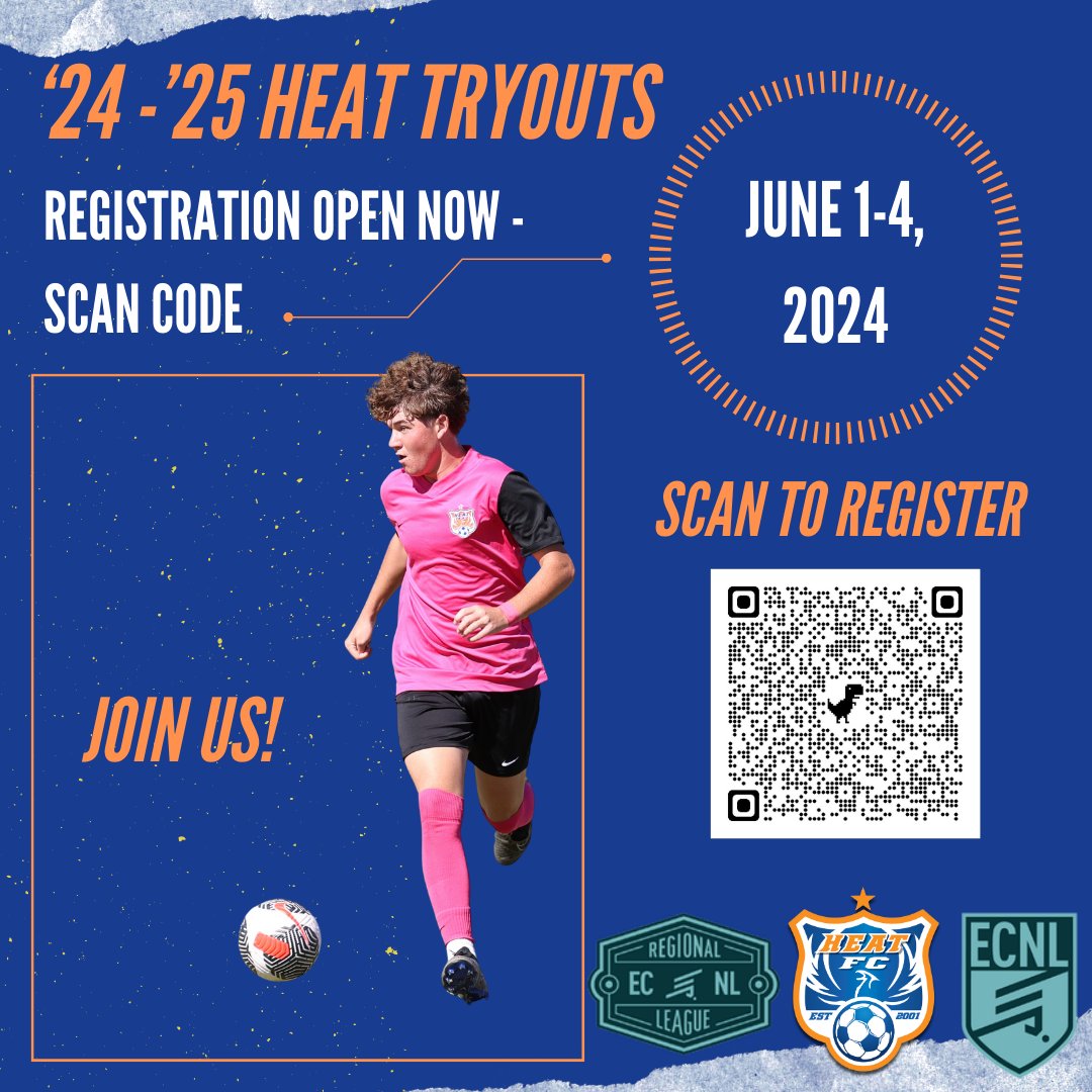 LVHEATSURFSC's tweet photo. Registration for '24-'25 Heat FC tryouts is now open! Tryouts will be June 1-4, and preregistration is mandatory. Specific schedules and fields to be announced. Join the only ECNL club in Southern Nevada!
#WeAreHeat #Vegas #soccer #youthsoccer #HeatFC #ecnlgirls #ecnlboys https://t.co/NJJoGTHqN6