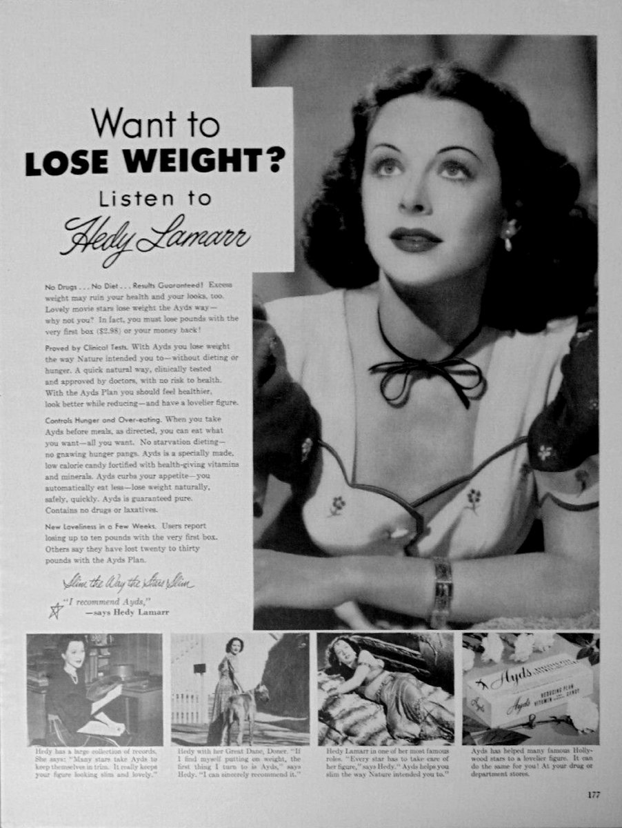 Proof of the far-seeing vision of #HedyLaMarr...