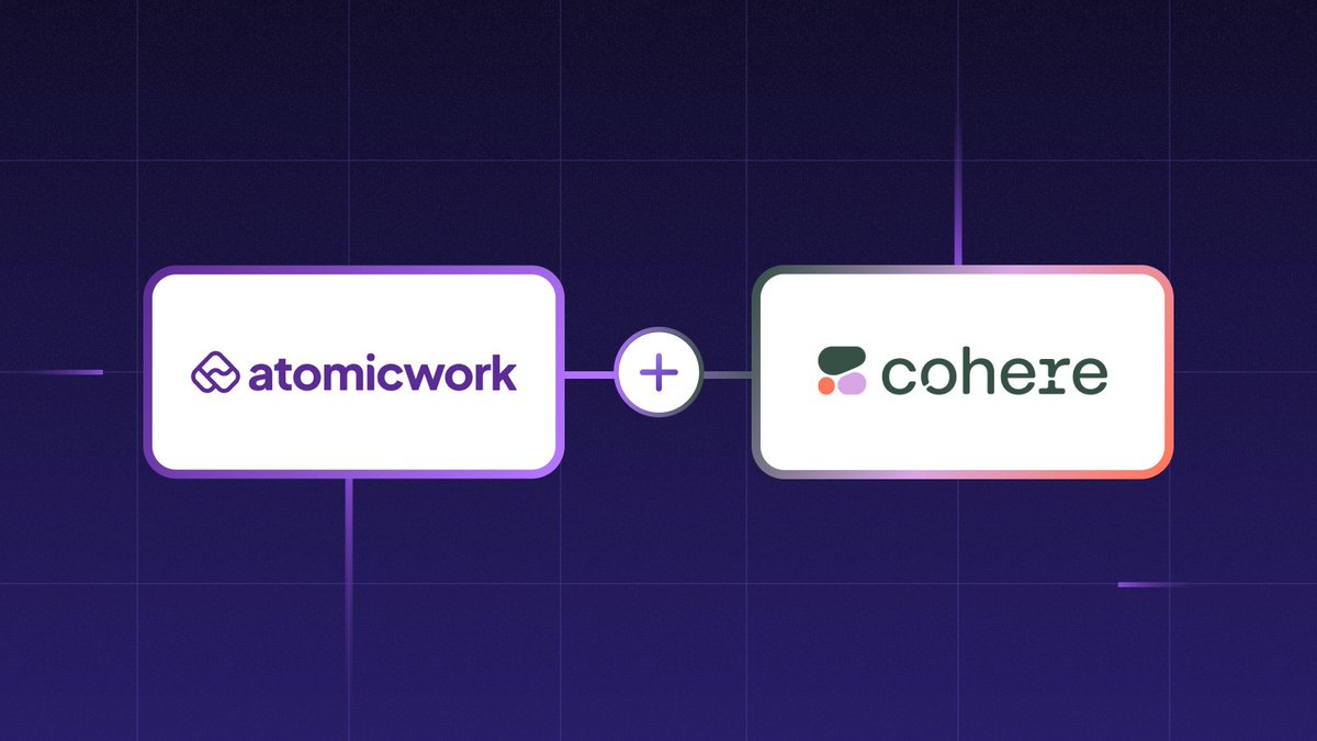 Teaming up with <a href="/cohere/">cohere</a>, we have launched our new digital workplace experience solution, designed to revolutionize productivity and support for modern enterprises.  

What do we mean by that? 

Read on. 🧵 

(1/6)