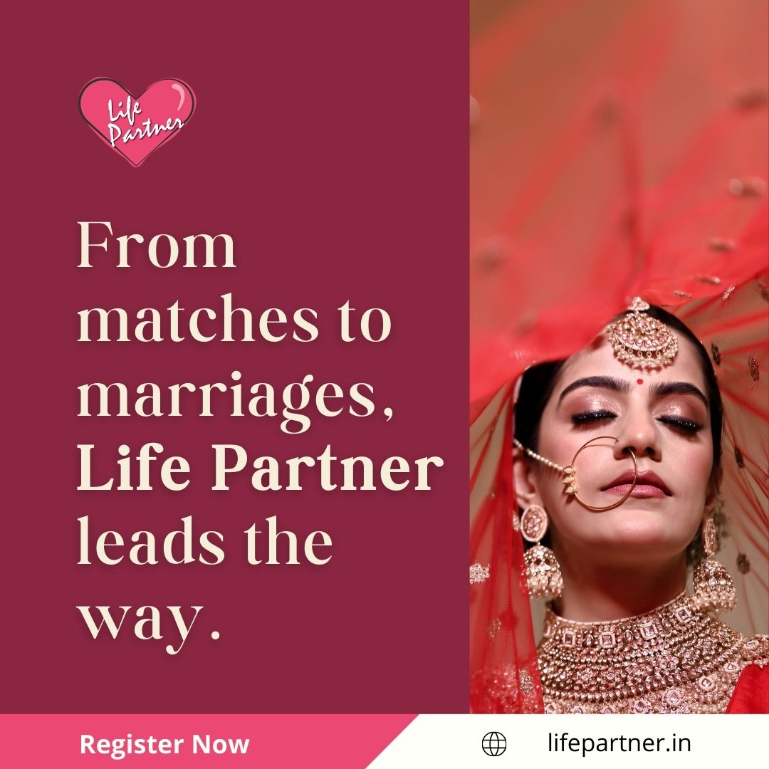 Guiding your journey from that first spark to forever after. Let us lead the way to your happily ever after. Register with us for free & find your life partner. #FromMatchToMarriage #HappilyEverAfter #WeddingBells #TrueLoveJourney #LifePartnerLove