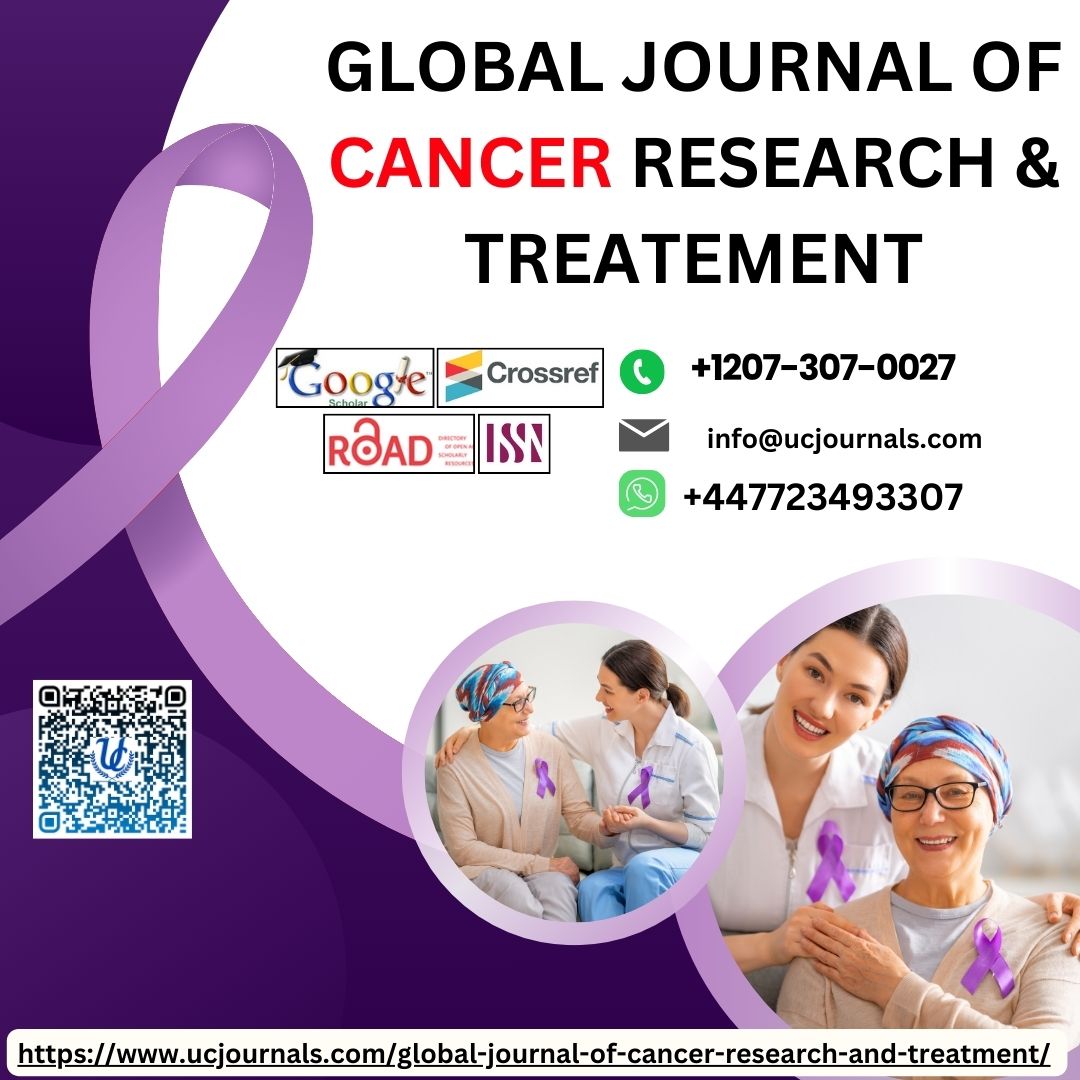UCJournals provide a platform for Our Global Journal of Cancer Research and Treatment offers you a special venue to publish your work, which is a fantastic approach to share your findings with the globe.
#ResearchProgress #CancerFreeFuture #SupportCancerResearch #ResearchForACure