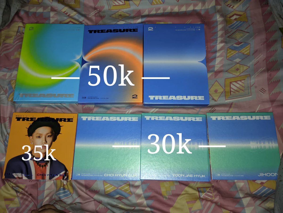 chill7ae's tweet photo. WTS ALBUM ONLY TREASURE &amp; DIGIPACK TSS CH1 TSS CH2

Dm for detail. https://t.co/A4hbC6pdQb