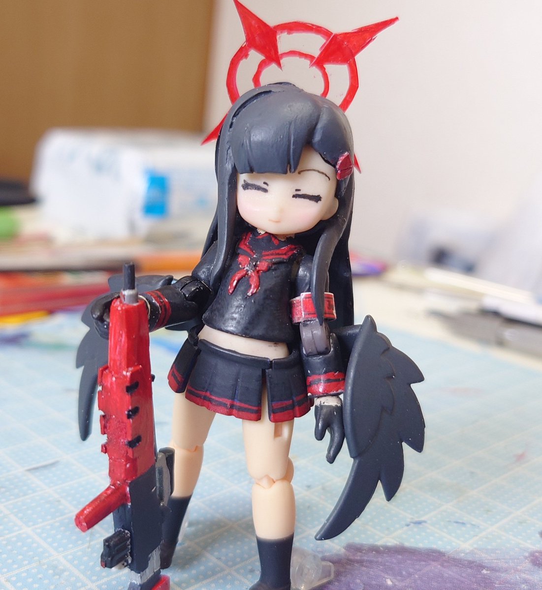 ＃デスクトップアーミー
#ブルアカ

「じゃじゃ〜ん！イチカ、登場っす！」
デスクトップアーミーで正義実現委員会　仲正イチカ
を作りました✨