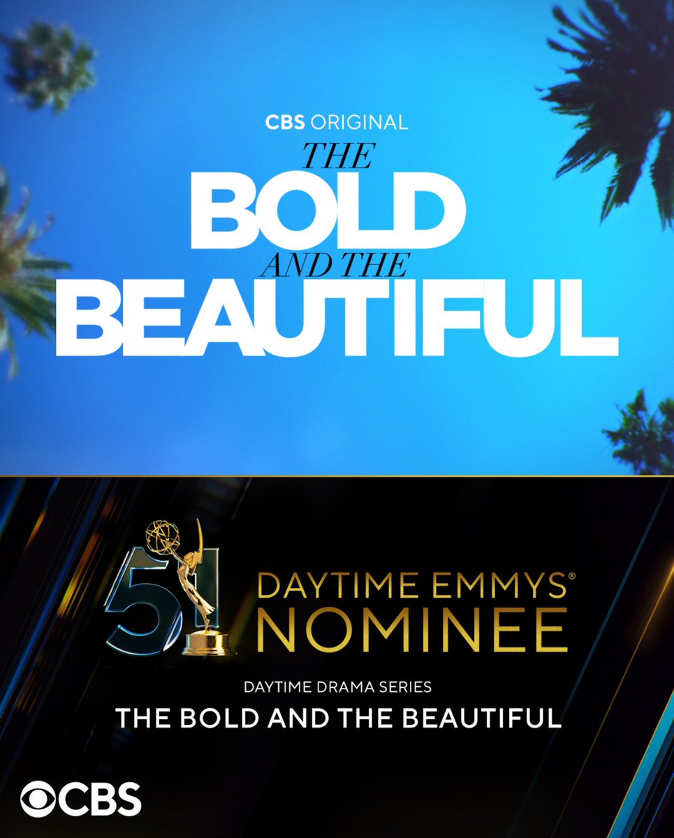 Congratulations to the best cast and crew in all of television for your @DaytimeEmmys nomination for Outstanding Drama Series #BradBell #EdScott @CaseyKasprzyk @CynthiaPopp @blckmambaa @RachHerman #BoldandBeautiful