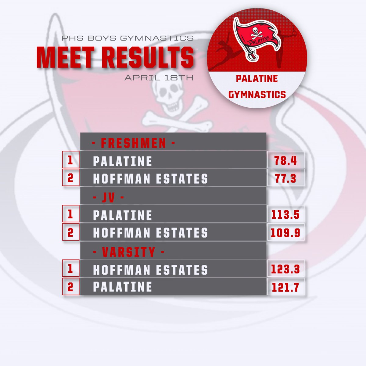 Palatine HS Gymnastics tweet media