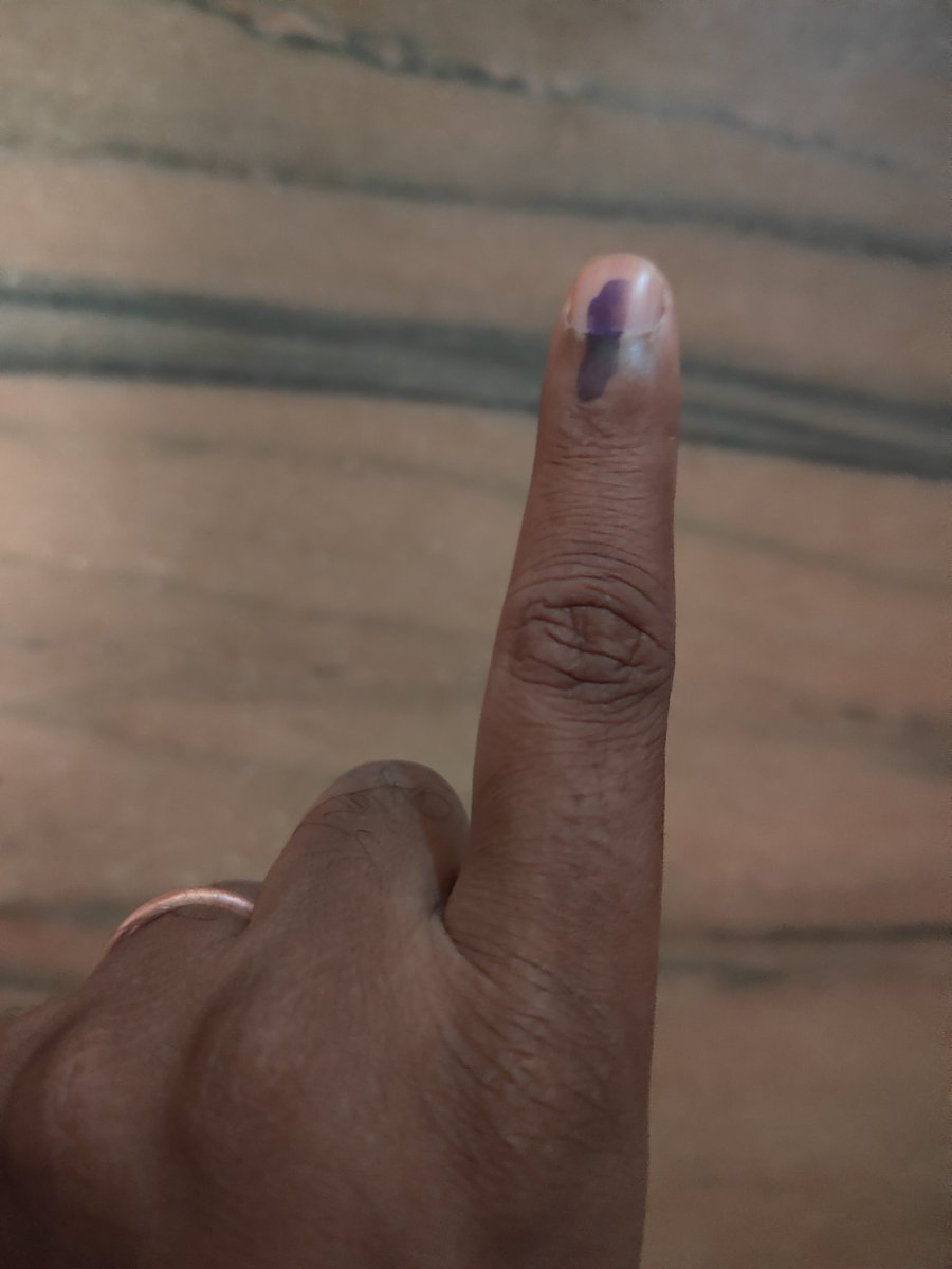 Democratic duty done!

#FestivalOfDemocracy #Election2024