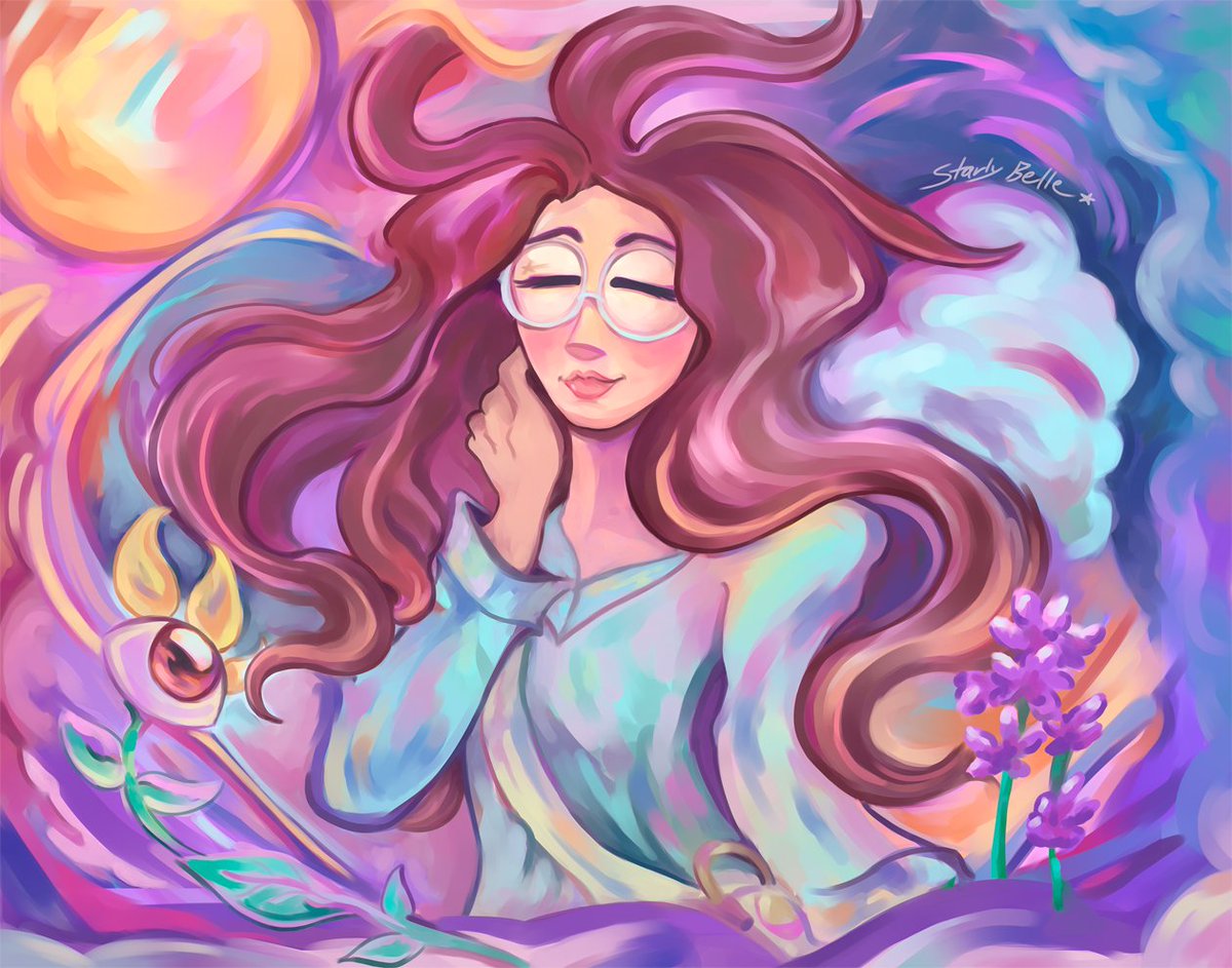 StarlyBelle's tweet photo. Lavender Daydream (a soothing Starly self-portrait)
#ArtistonTwitter • #Digitalpainting https://t.co/TpMjPQhezM