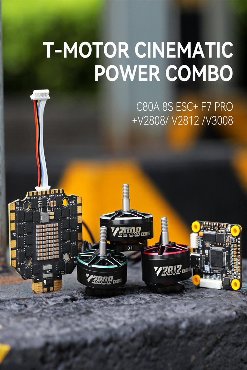 💥T-motor Cinematic Power Combo💪 C80A 8S ESC+ F7 PRO +V2808/ V2812 /V3008🆙💯 Shop on✅🛒：shop.tmotor.com #tmotor #tmotorfpv #fpv #tmotorhobby #newrelease #fpvlife #fpvracing #fpvpilot #fpvlifestyle #fpvquad #hdfpv #racingdrone #racinglife #quadcopters #cinewhoop