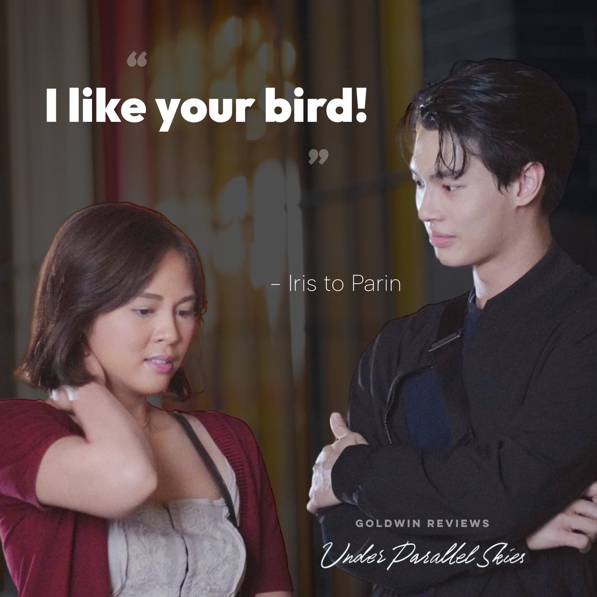 For those people who already watched the movie… Can you confirm that she really said this line?

#UnderParallelSkies #JanellaSalvador #WinMetawin #WinElla