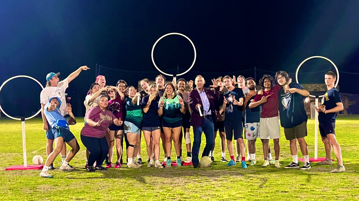 Many thanks to Grey Wallace for inviting me to the <a href="/txstquidditch/">💎TXST Quadball💎</a> practice tonight. Our <a href="/txst/">Texas State University</a> club team placed in the Elite Eight last week in the nationally championship in Round Rock last weekend. Very proud of them! #TheWandResistsMe❤️❤️