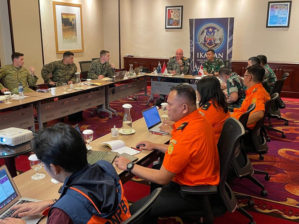 Training and preparedness for HADR is a key element of partnership between 🇮🇩,🇦🇺and 🇺🇸. Ex BHAKTI KANYINI combines the TNI, Basarnas and BNPB with the ADF and USMC in Darwin in August. Meeting this week in Jakarta laid the foundation for this beneficial combined training.