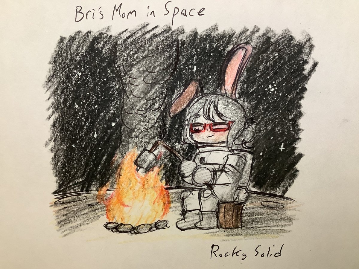 Thank you for playing Outer Wilds with me! What an amazing adventure we have started on! I can't wait for next week! (and thanks Rocky Solid for the amazing pic of me roasting the 'mallows)