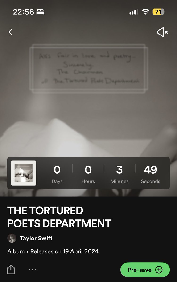 Ecuador you have my heart for this reason among many others… I get Taylor 1hr before midnight so I can rest easy at work tomorrow knowing I’ve already cried my eyes out