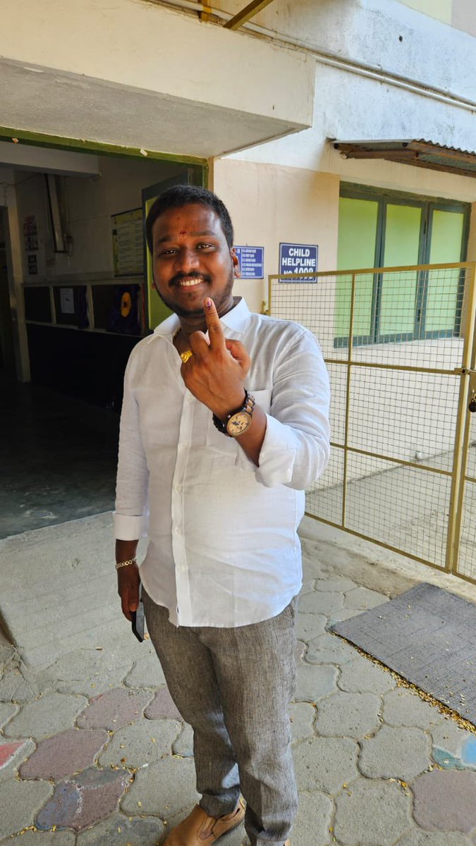 Voted for National Development 
#Vote4BJP #Vote4Lotus #Tamilisai4SouthChennai 
#Vinoj4CentralChennai